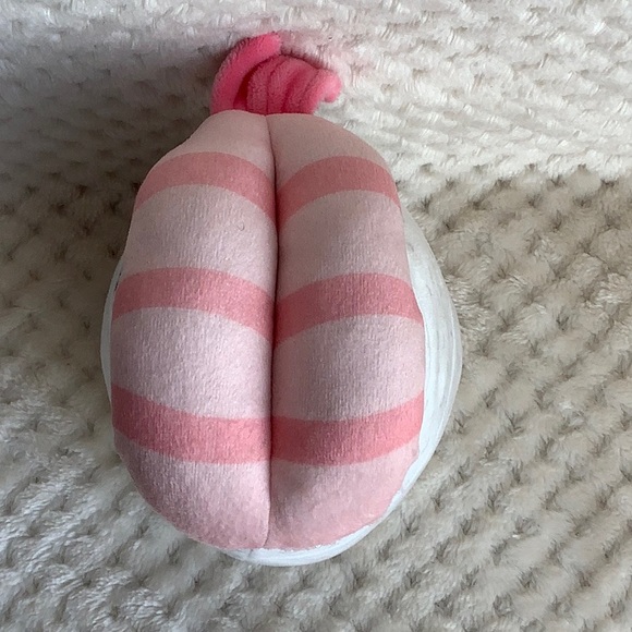 Squishmallows Sushi Roll Keina Sushi White and Pink Stuffed Animal - Picture 5 of 10